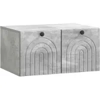 vidaXL Wandmontage TV-kast Betongrijs 59,5 x 41 x 30 cm Bewerkt hout