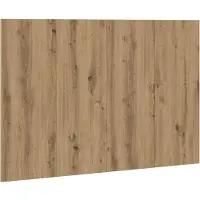 vidaXL Hoofdeinde 120x1,5x80 cm bewerkt hout artisanaal eikenkleur