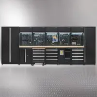 Datona Werkplaatsinrichting PREMIUM met eiken werkblad 500 cm breed