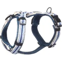Flamingo Hond Harnas Y-vorm Gili Island Blauw XS 28-52cm 32-50cm 15mm
