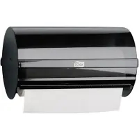 Tork 209167 W5 Papierroldispenser Kunststof Niet afsluitbaar Manueel Zwart