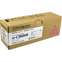 Ricoh Toner 408186 (SP C360HE) Magenta Hoge capaciteit
