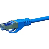 Dsit CAT6a S/FTP (PIMF) patchkabel - 5 meter blauw - netwerkkabel - internetkabel - UTP kabel - RJ45 - 10000 mbit/s