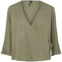 Pieces Blouse 'PCPia' olijfgroen