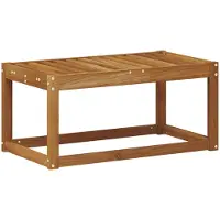 vidaXL Buiten Kruk Bank Massief Acacia Hout Naturel 79 x 43 x 37 cm