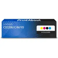 PrintAbout Huismerk Lexmark C3220K/C/M/Y0 Toner 4-kleuren Multipack