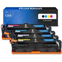 PrintAbout Huismerk HP 128A (CE320A) Toner Zwart