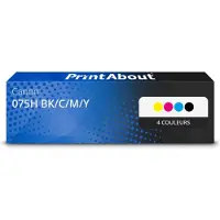 PrintAbout Huismerk Canon 075H BK/C/M/Y Toner 4-kleuren Multipack Hoge capaciteit
