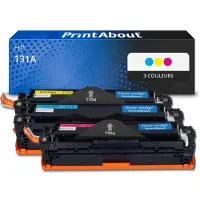 PrintAbout Huismerk HP 131A (U0SL1AM) Toner 3-kleuren Multipack