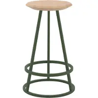 Harto Gustave Kruk Natural ash wood | Ash-green metal | 65 cm
