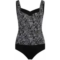 Mila Badpak Swinging Dots | Maat: 48 | Kleur: Zwart/Wit