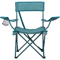 Abbey camp Campingstoel - Vouwstoel - Lichtblauw - Draagtas - 100 KG