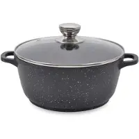 Maestro Aluminium Pan met Deksel - 28cm, 6L, Anti-aanbak