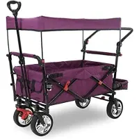 OEM Kinderwagen met duwstang, paars