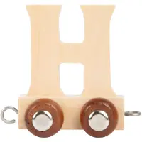 Small Foot - Houten lettertrein - letter 'h' - 12 stuks