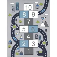 TT Home Kinderkamertapijt tapijt jongen meisje kinderkamertapijt baby antislip straat