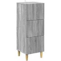 vidaXL Ladekast Grijs sonoma 33 x 34,5 x 90 cm Bewerkt hout