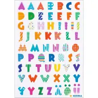 Herma Stickers letters, stone preeg - 10 stuks