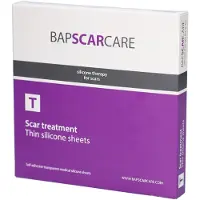 Bap Scar Care T Transparant Siliconen Littekenverband 5cm x 30cm 10 St Pleister