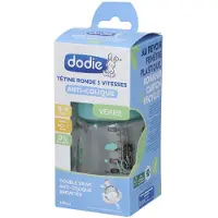 Dodie Anti-Colique Zuigfles Groen Vogels 0-6 Maanden 150ml 1 St Flesjes