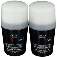 VICHY Homme Deodorant Anti-Transpiratie Anti-Irritatie 48h Duo 2x50 ml Deodorant