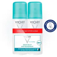 VICHY Déodorant Anti-transpirant Anti-traces 2x125 ml Deodorant