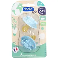Dodie Anatomisch Fopspeen Blauw vanaf 6 Maanden 2 St Fopspeen