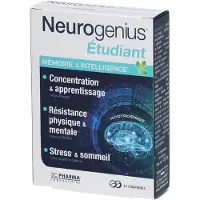 3C Pharma Les 3 Chênes Neurogenius Étudiant 30 Tabletten