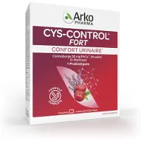 Arkopharma Cys-Control Fort 10 Zakjes + 5 Staafjes om te Verdunnen