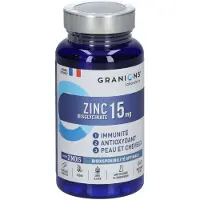 Granions Zink Bisglycinaat 15 mg 60 Vegetarische Capsules