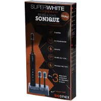 Superwhite Elektrische Sonische Tandenborstel Zwart | 1 stuk