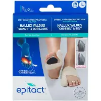 Epitact Corrigerende Hallux Valgus 'Knobbel' & Eelt Orthese voor Overdag Rechts Large 1 St Verband(en)