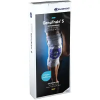 Bauerfeind GenuTrain 8 S, kniesteun, blauw