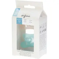 Difrax Fopspeen Pinky 0-2 mnd Aqua Moonstone 2 st.
