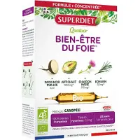SuperDiet Lever Wellness Quatuor Organic 20 Ampullen