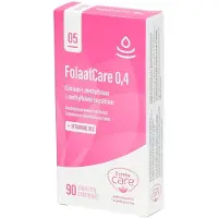 Eureka! FolaatCare 0,4 90 St Gecomprimeerde tabletten