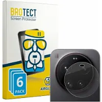 BROTECT Screenprotector 6 Stuks voor Xiaomi 17 Ultra (ALLEEN Camera) Beschermglas transparant