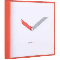 Karlsson Klok Cool Retro Cuadrado Bright Scarlet Red