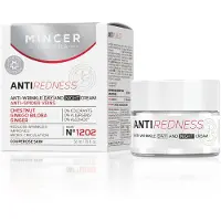 Mincer Pharma Anti-Redness Anti-rimpelcrème voor het verminderen van couperose, geschikt voor dag en nacht, artikelnummer 1202, 50 ml