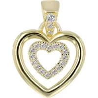 Akzent Dames Hanger "Cara" aus 925 Sterlingzilver, gerhodineerd, duurzaam