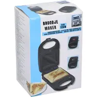 Ren Tosti-ijzers - Tosti Apparaat - Tosti Ijzer - Zwart - 9cm x 22cm x14cm