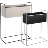 Present Time Plantenbak Set Reina Black Warm Grey (Set van 2)