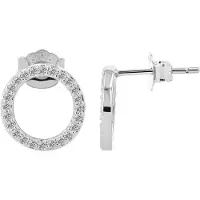 Akzent Dames Oorbel "Maresa" van 925 Sterlingzilver, gerhodineerd, duurzaam