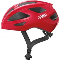 ABUS Fietshelm MACATOR blaze red M - 52-58 cm - rood - Geschikt voor gebruik op elektrische fietsen - stadsfietsen - 300 g