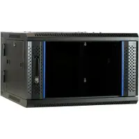 Dsit 6U Patchkast - 19 inch draaibare serverkast met glazen deur