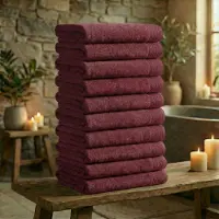 Mörgenn Deluxe Hotel Handdoeken - Bordeaux Red -