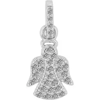 Akzent dames hanger "Bryson" aus 925 Sterlingzilver, gerhodineerd, duurzaam