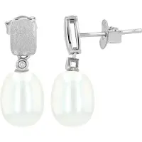 Akzent dames oorbel "Mella" van 925 Sterlingzilver, gerhodineerd, duurzaam