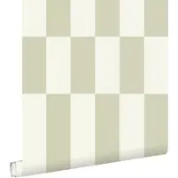 ESTAhome behang strepen lichtgroen - 50 x 900 cm - 132151