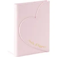 ECCOLO notitieboek - Heart envelop - light pink - lijn - ca. 13x18cm - EC-DL409B